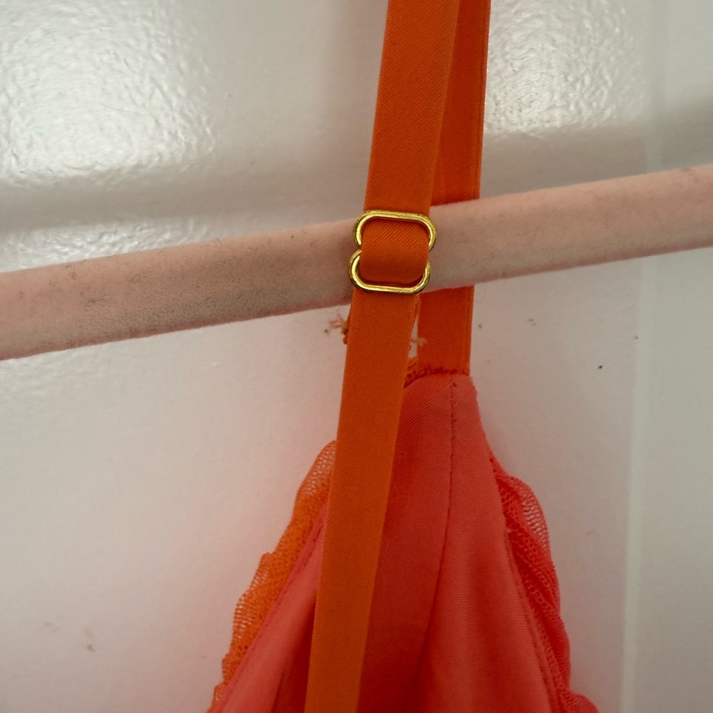 Hutch Pink and Orange Pleated Maxi Dress - Picture 8 of 10